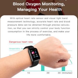 116 Smart Watch Men Blood Pressure Waterproof 116 Smartwatch Women heart (2)