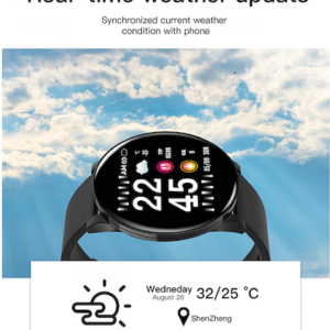 W8 Smart Watch Heart Rate Monitor Weather Forecast Fitness Watch Waterproof Bluetooth Smart Band 8